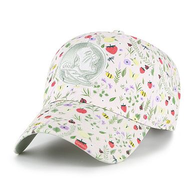 Women's '47 Light Pink Florida State Seminoles Posey Clean Up Adjustable Hat