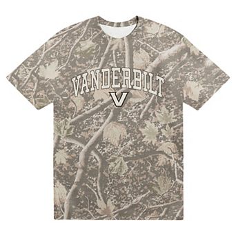 Men's Uscape Apparel Camo Vanderbilt Commodores Back Bay Heavyweight T-Shirt