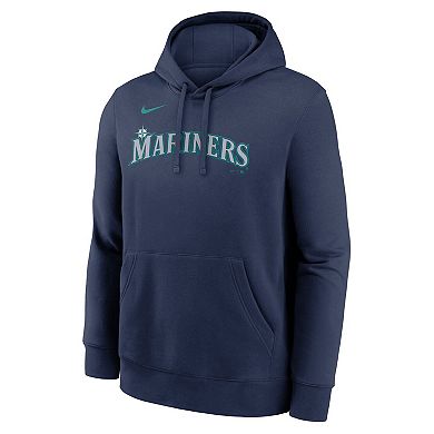 Men's Nike Navy Seattle Mariners Dri-Fit Club Hoodie