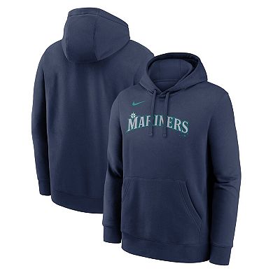 Men's Nike Navy Seattle Mariners Dri-Fit Club Hoodie