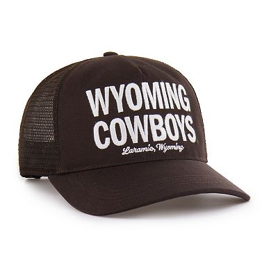 Men's '47 Brown Wyoming Cowboys Contemporary Hitch Trucker Adjustable Hat