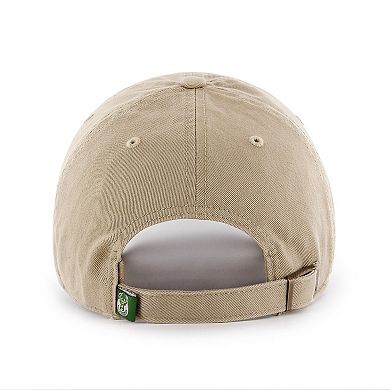 Men's '47 Khaki Milwaukee Bucks Logo Clean Up Adjustable Hat