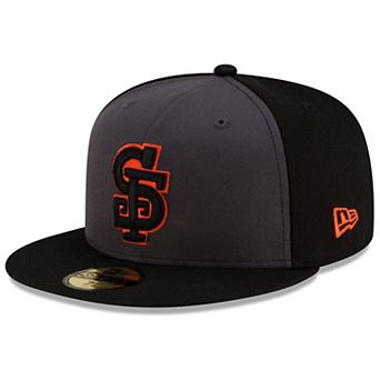 Men's New Era Gray/Black San Francisco Giants Authentic Collection Alternate 59FIFTY Fitted Hat