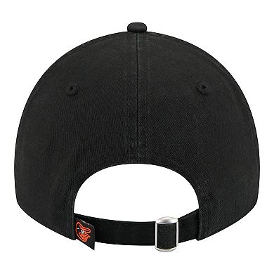 Men's New Era Black Baltimore Orioles Mascot 9TWENTY Adjustable Hat
