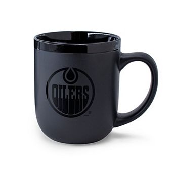 WinCraft Edmonton Oilers 17oz. Black Tonal Ceramic Mug