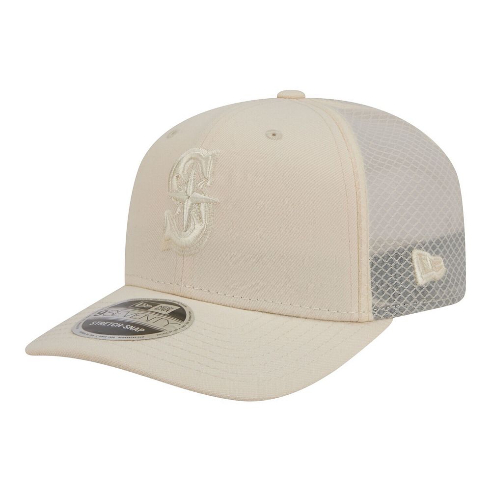 Men's New Era Light Beige Seattle Mariners Color Pack 9SEVENTY Trucker ...