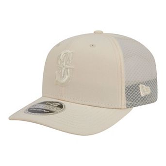 Men's New Era Light Beige Seattle Mariners Color Pack 9SEVENTY Trucker Adjustable Hat