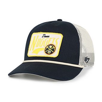 Men's '47 Navy Denver Nuggets Emmett Heavy Twill Trucker Hitch Adjustable Hat