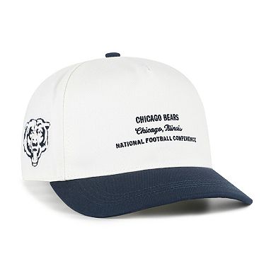 Men's '47 White Chicago Bears Contemporary Two-Tone Hitch Adjustable Hat