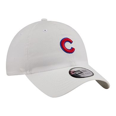 Men's New Era White Chicago Cubs Ripstop Casual Classic Adjustable Hat