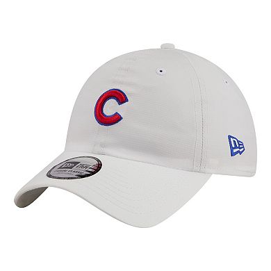 Men's New Era White Chicago Cubs Ripstop Casual Classic Adjustable Hat
