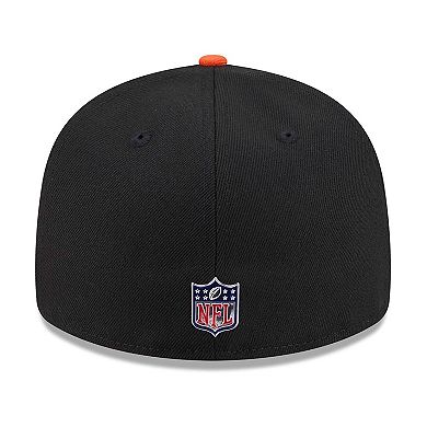 Men's New Era Black/Orange Cincinnati Bengals 2026 NFL Draft Pre-Curved 59FIFTY Fitted Hat