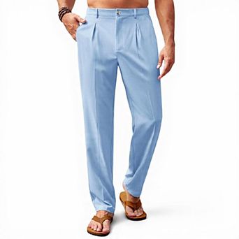Mens Relaxed Fit Elastic Pants