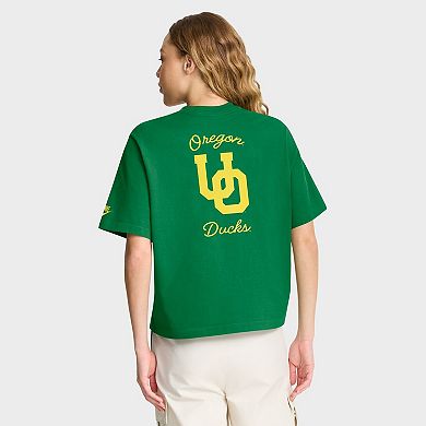 Women's Nike Green Oregon Ducks Legacy Pocket Boxy T-Shirt