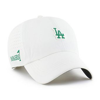 Men's '47 White Los Angeles Dodgers Elevated Greens Clean Up Adjustable Hat