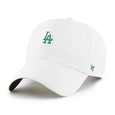 Men's '47 White Los Angeles Dodgers Elevated Greens Clean Up Adjustable Hat