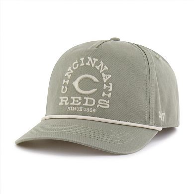 Men's '47 Olive Cincinnati Reds Canyon Ranchero Hitch Adjustable Hat