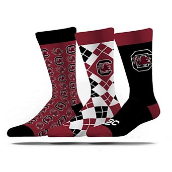 Unisex Strideline South Carolina Gamecocks Business Knit Crew Socks Three-Pack Set