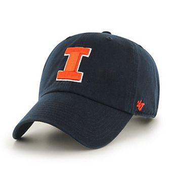 Youth '47 Navy Illinois Fighting Illini Clean Up Adjustable Hat