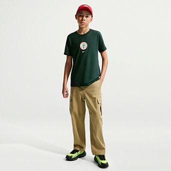 Youth Nike Green Nigeria National Team Crest T-Shirt