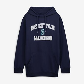 Men's Fanatics Navy Seattle Mariners Big & Tall Heart & Soul Hoodie