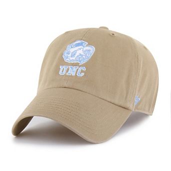 Men's '47 Khaki North Carolina Tar Heels Vault Clean Up Adjustable Hat