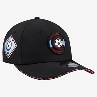 Youth New Era Black Colorado Rapids Jersey Hook 9SEVENTY Adjustable Hat