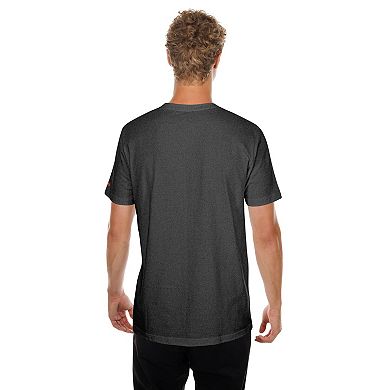 Men's New Era Black Baltimore Orioles Oversized Throwback Distressed T-Shirt