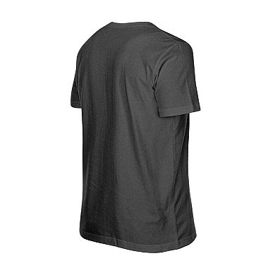 Men's New Era Black Baltimore Orioles Oversized Throwback Distressed T-Shirt