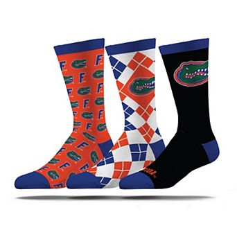 Unisex Strideline Florida Gators Business Knit Crew Socks Three-Pack Set