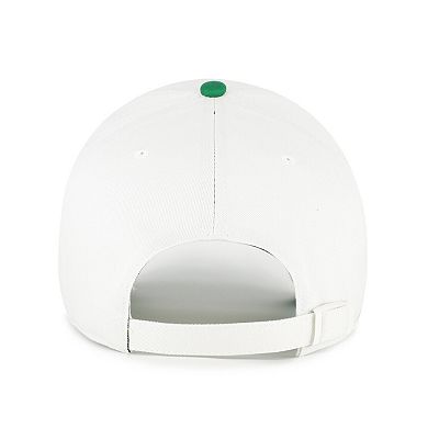 Men's '47 White/Green Oregon Ducks Contemporary Basics Two Tone Clean Up Adjustable Hat