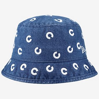 Women's New Era Chicago Cubs Denim Micro Bucket Hat