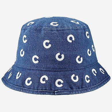 Women's New Era Chicago Cubs Denim Micro Bucket Hat