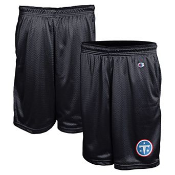 Men's Champion Black Tennessee Titans Classic Mesh Shorts