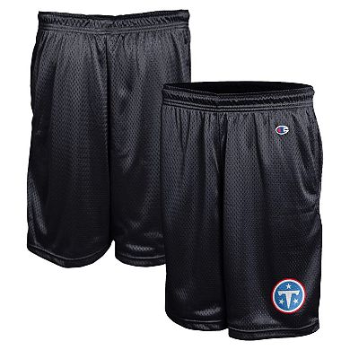 Men's Champion Black Tennessee Titans Classic Mesh Shorts