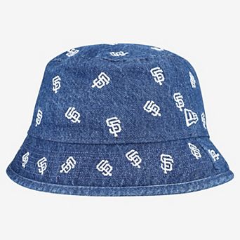 Women's New Era Denim San Francisco Giants Denim Micro Bucket Hat