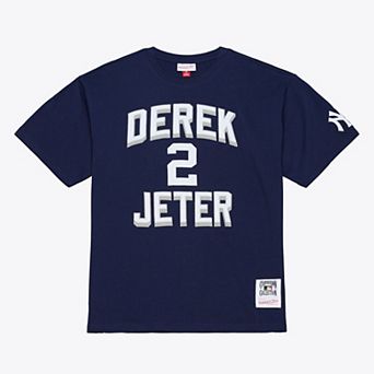 Men's Mitchell & Ness Derek Jeter Navy New York Yankees Player Collection Premium T-Shirt