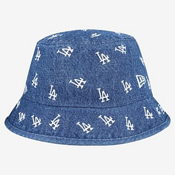 Women's New Era Denim Los Angeles Dodgers Denim Micro Bucket Hat