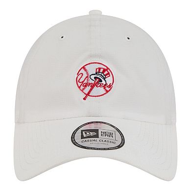 Men's New Era White New York Yankees Ripstop Casual Classic Adjustable Hat