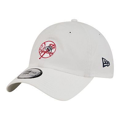 Men's New Era White New York Yankees Ripstop Casual Classic Adjustable Hat
