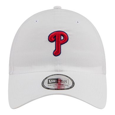 Men's New Era White Philadelphia Phillies Ripstop Casual Classic Adjustable Hat