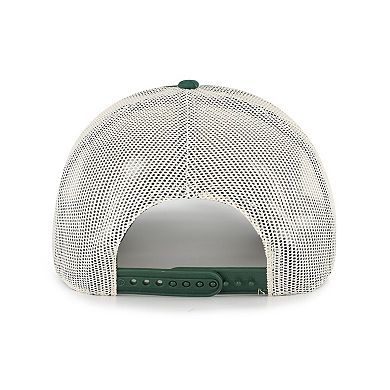 Men's '47 Hunter Green Milwaukee Bucks Emmett Heavy Twill Trucker Hitch Adjustable Hat