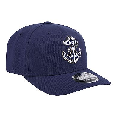 Men's New Era Navy Navy Midshipmen 9SEVENTY Stretch-Snap Adjustable Hat