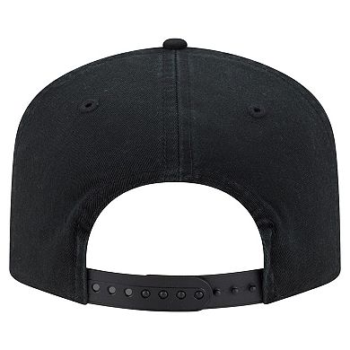Men's New Era Black Miami Marlins Stacked 19TWENTY Adjustable Hat