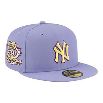 Men's New Era Light Purple New York Yankees Lavender Bloom 59FIFTY Fitted Hat