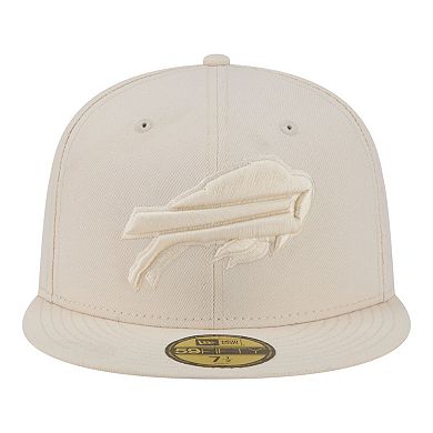 Men's New Era Cream Buffalo Bills Color Pack 59FIFTY Fitted Hat