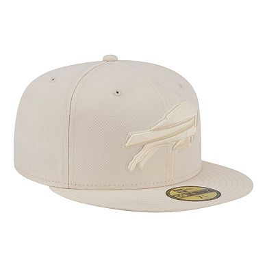 Men's New Era Cream Buffalo Bills Color Pack 59FIFTY Fitted Hat