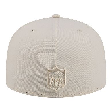 Men's New Era Cream Buffalo Bills Color Pack 59FIFTY Fitted Hat