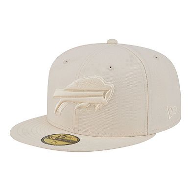 Men's New Era Cream Buffalo Bills Color Pack 59FIFTY Fitted Hat