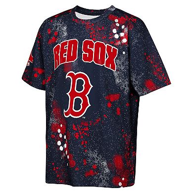 Youth Outerstuff Navy Boston Red Sox Y2 Tech Stadium Lights T-Shirt